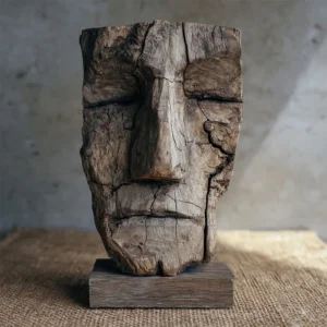 Moai of the Driftwood | Wood Sculpture