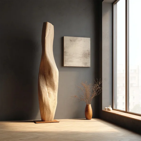 Minimalist Torso | Wood Sculpture