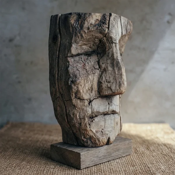 Moai of the Driftwood | Wood Sculpture
