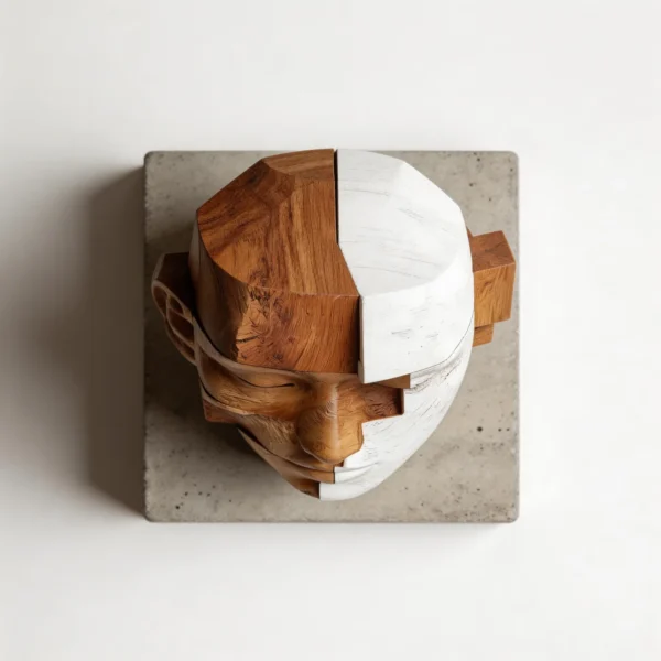 Fragmented Identity l Wood Sculpture