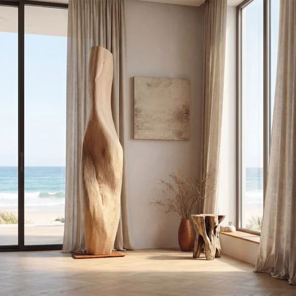 Minimalist Torso | Wood Sculpture