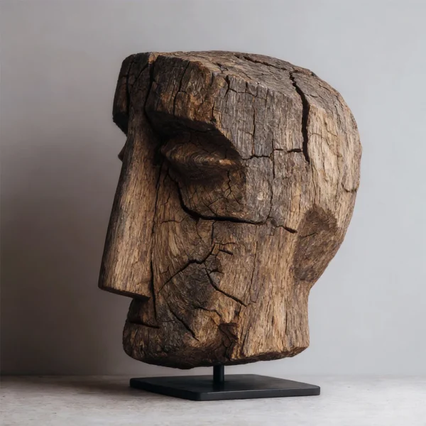 Cracked Essence | Wood Sculpture