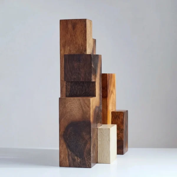 Structured Heights | Wood Sculpture