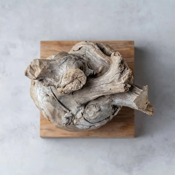 Rooted Heart | Wood Sculpture