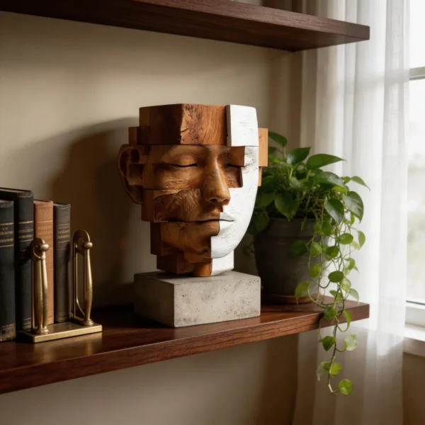 Fragmented Identity l Wood Sculpture