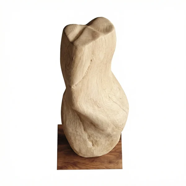 Minimalist Torso | Wood Sculpture