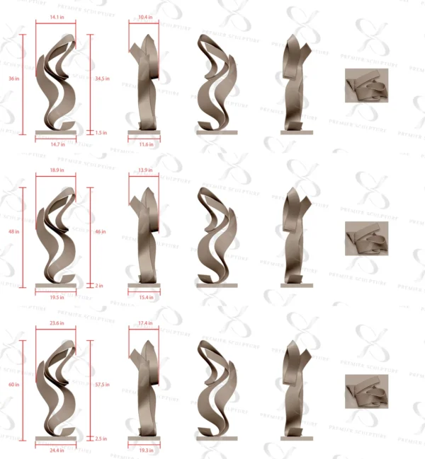 Stainless Steel Modern Art Sculpture | Abstract